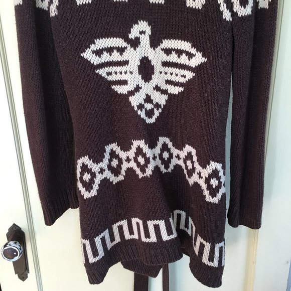 🇨🇦 Vintage Roots knitted long sweater jacket, sz s - Roots Canada - Picture 6 of 6
